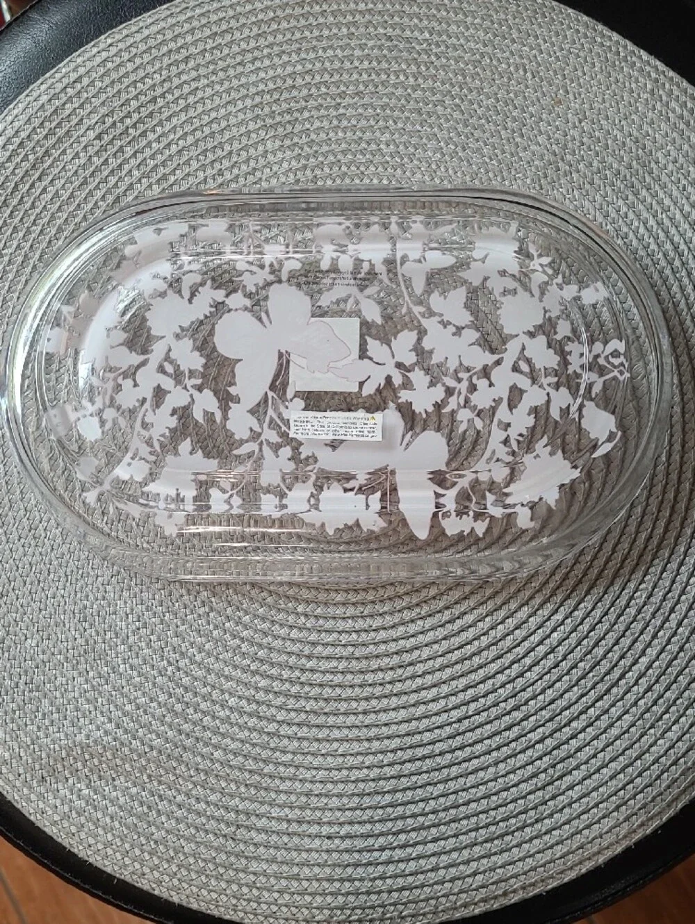 Serenité Pink Butterfly Bathroom Tray